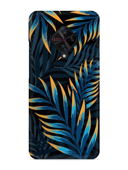 Abstract Leaf Art Snap Case for Vivo S1 Pro