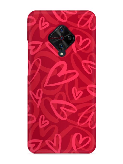 Seamless Romantic Pattern Snap Case for Vivo S1 Pro Zapvi