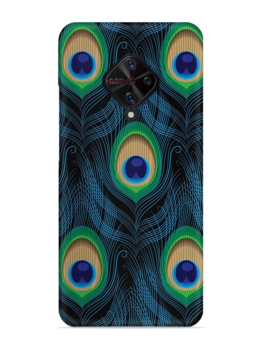 Seamless Pattern Peacock Snap Case for Vivo S1 Pro