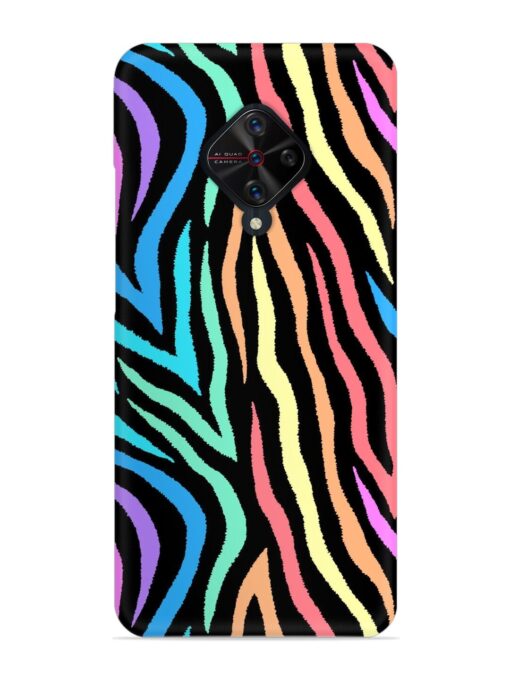 Colorful Abstract Zebra Snap Case for Vivo S1 Pro