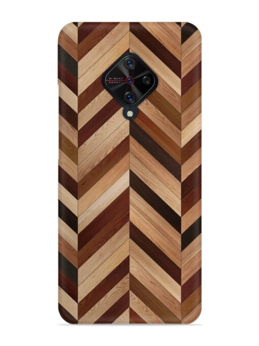 Seamless Wood Parquet Snap Case for Vivo S1 Pro