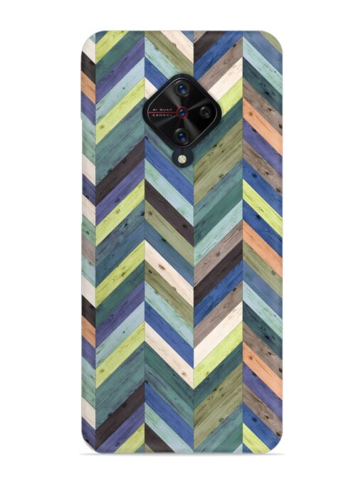 Chevron Random Color Snap Case for Vivo S1 Pro