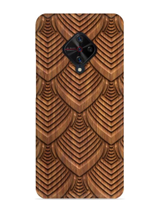 Carved Pattern On Snap Case for Vivo S1 Pro Zapvi