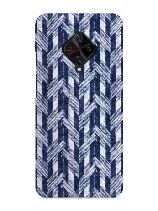 Abstract Herringbone Motif Snap Case for Vivo S1 Pro