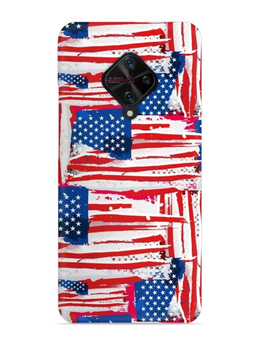 Usa Flag Seamless Snap Case for Vivo S1 Pro