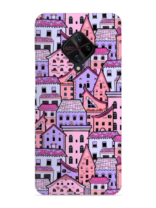 Seamless Pattern Houses Snap Case for Vivo S1 Pro Zapvi