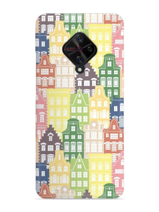 Seamless Shapes Pattern Snap Case for Vivo S1 Pro