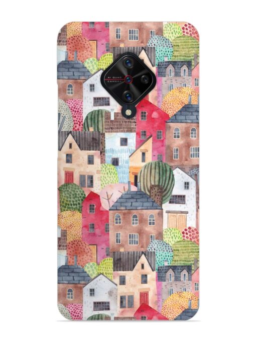 Abstract Seamless Pattern Snap Case for Vivo S1 Pro