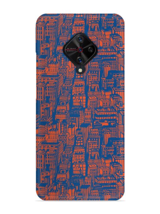 Hand Drawn Seamless Snap Case for Vivo S1 Pro