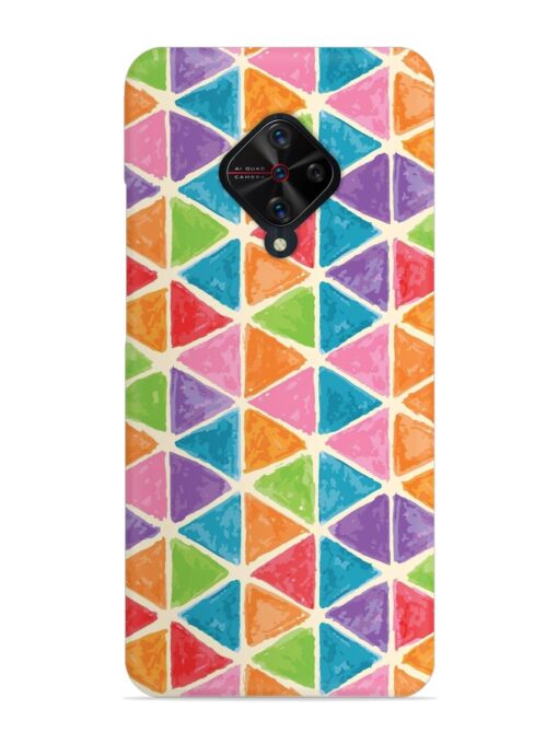 Seamless Colorful Isometric Snap Case for Vivo S1 Pro Zapvi