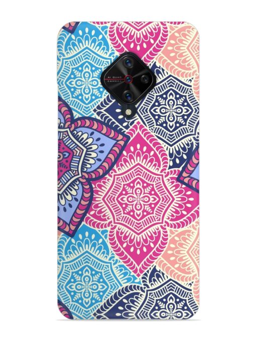 Ethnic Floral Seamless Snap Case for Vivo S1 Pro Zapvi