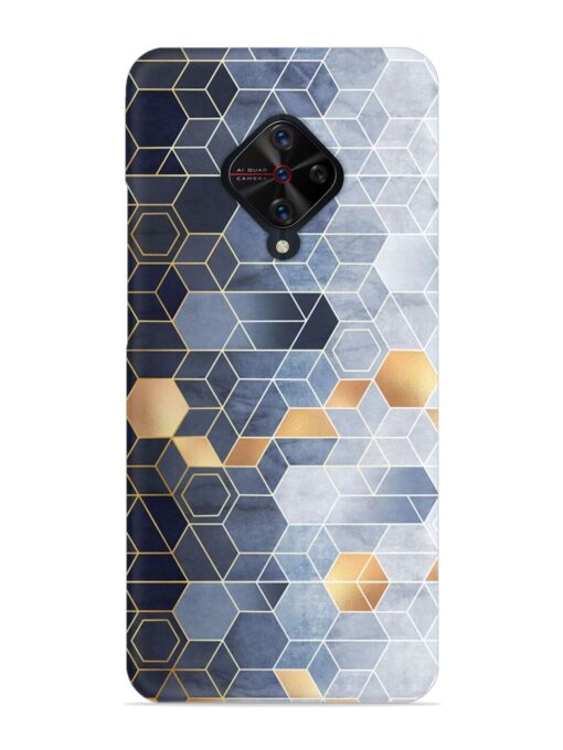 Geometric Abstraction Hexagons Snap Case for Vivo S1 Pro Zapvi