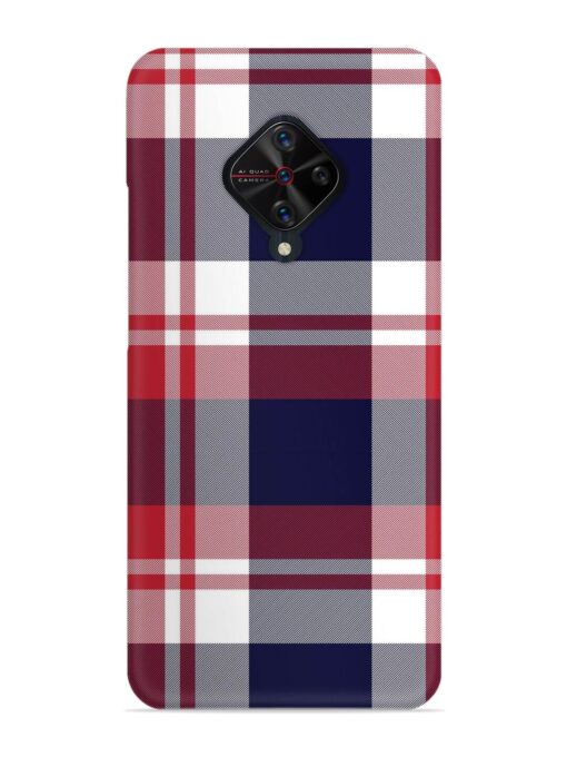 Classic Plaid Tartan Snap Case for Vivo S1 Pro Zapvi