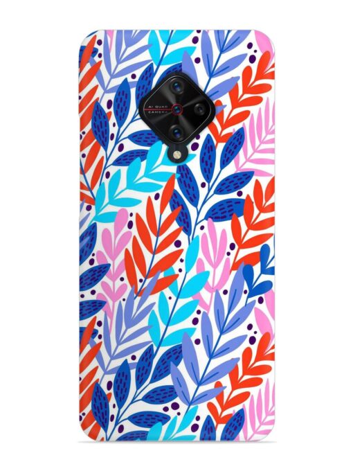 Bright Floral Tropical Snap Case for Vivo S1 Pro Zapvi