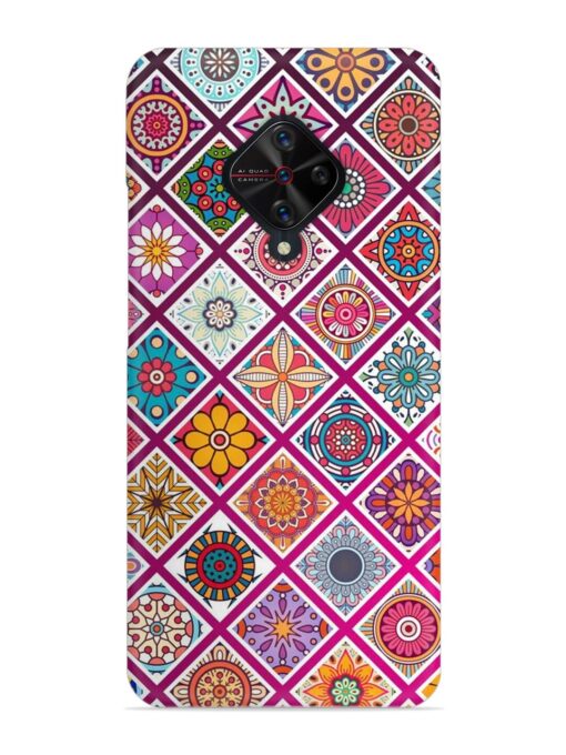 Seamless Tile Pattern Snap Case for Vivo S1 Pro