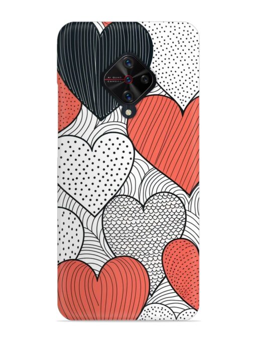 Girly Heart Seamless Snap Case for Vivo S1 Pro Zapvi