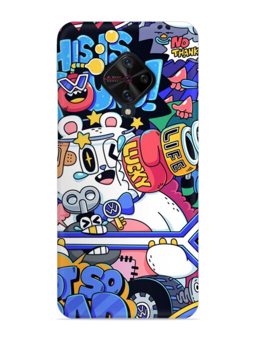 Universal Doodle Snap Case for Vivo S1 Pro Zapvi