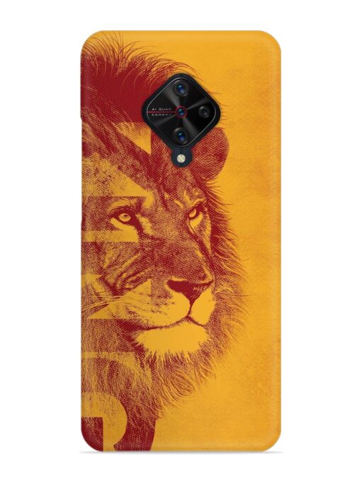 Gold Lion Crown Art Snap Case for Vivo S1 Pro Zapvi