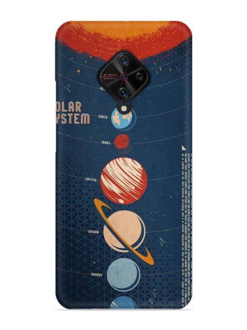 Solar System Vector Snap Case for Vivo S1 Pro