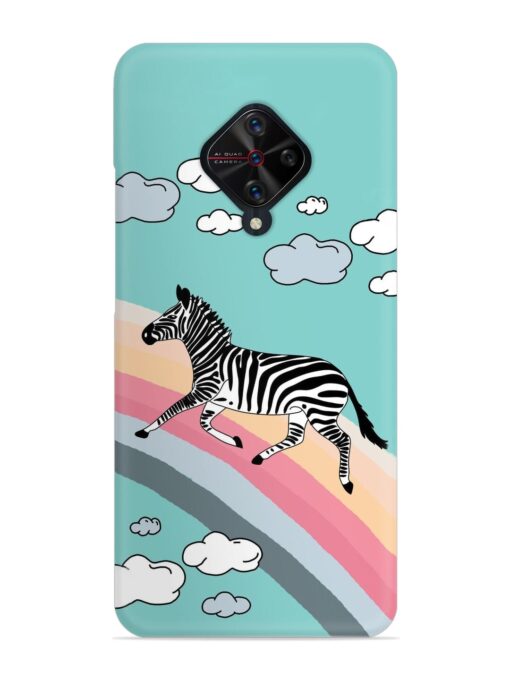 Running Zebra Snap Case for Vivo S1 Pro Zapvi