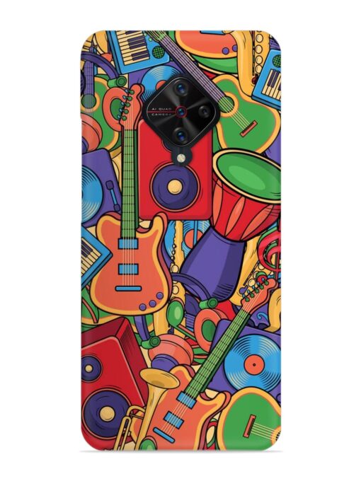 Colorful Music Art Snap Case for Vivo S1 Pro