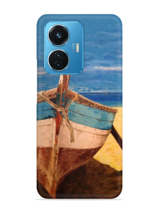 Canvas Painting Snap Case for Vivo T1 (44W)