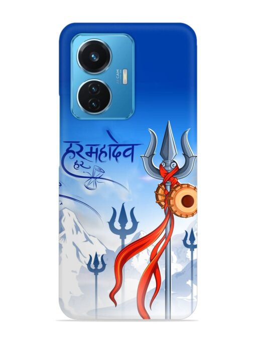 Har Har Mahadev Trishul Snap Case for Vivo T1 (44W)