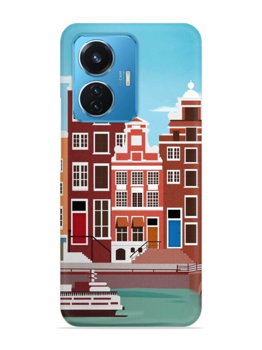 Scenery Architecture Amsterdam Landscape Snap Case for Vivo T1 (44W)