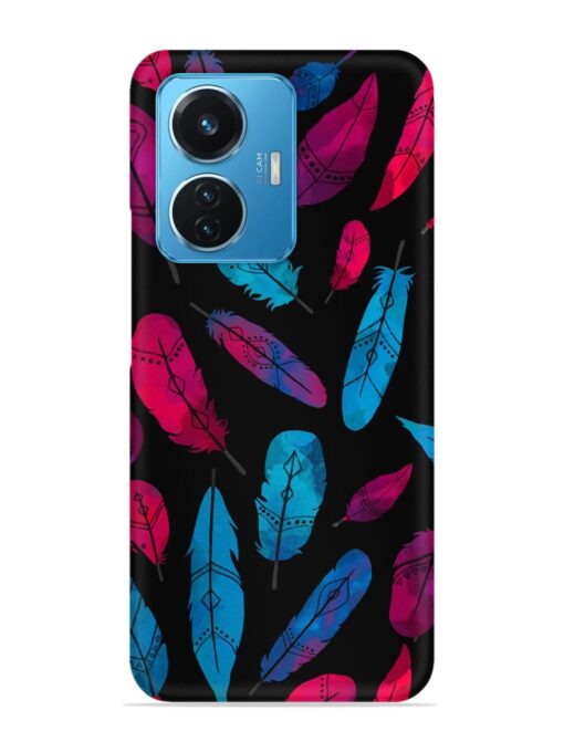 Feather Art Snap Case for Vivo T1 (44W) Zapvi