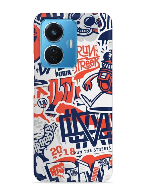 Run The Street Snap Case for Vivo T1 (44W) Zapvi