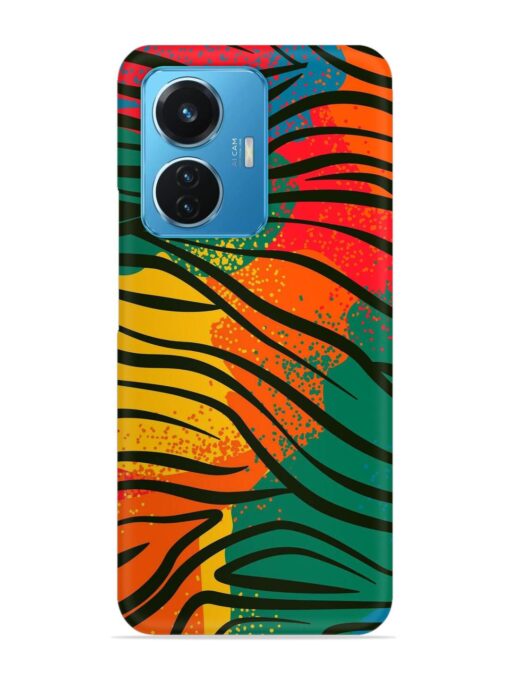 Bright Colorful Snap Case for Vivo T1 (44W) Zapvi