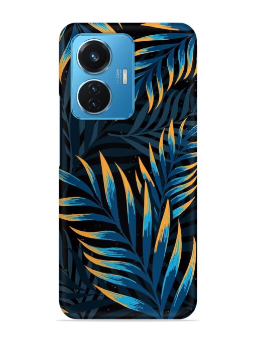 Abstract Leaf Art Snap Case for Vivo T1 (44W) Zapvi