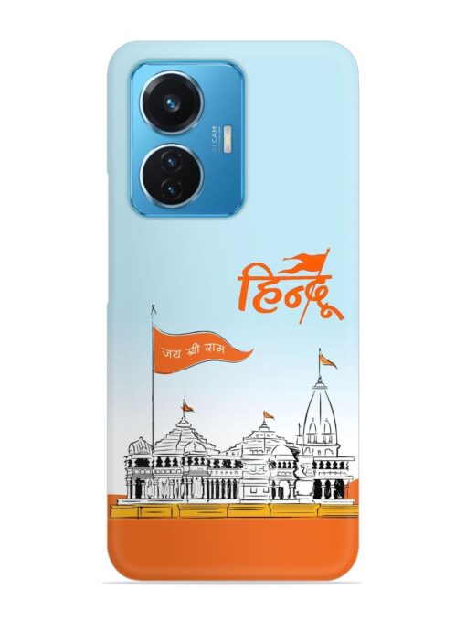 Ram Mandir Hindu Snap Case for Vivo T1 (44W) Zapvi