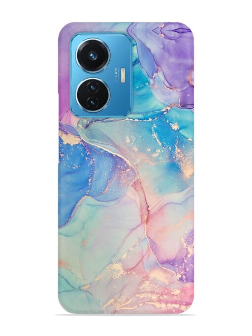 Alcohol Ink Colors Snap Case for Vivo T1 (44W)