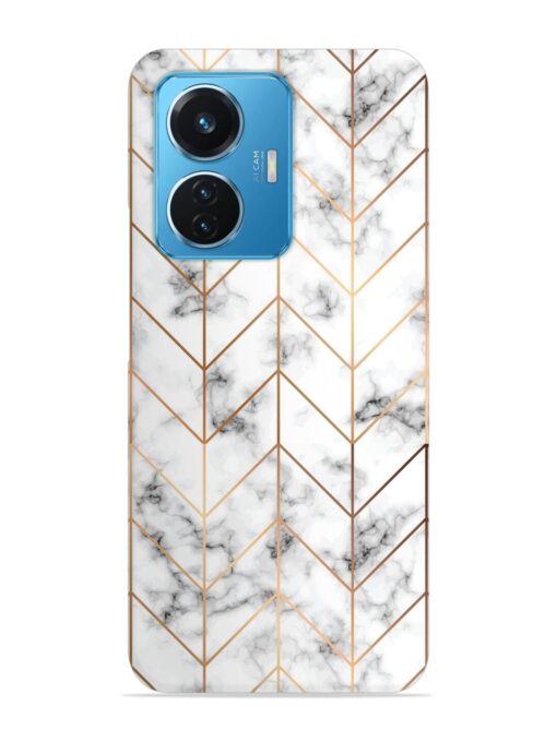 Vector Marble Texture Snap Case for Vivo T1 (44W) Zapvi