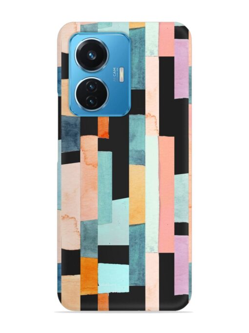 Geometric Seamless Pattern Snap Case for Vivo T1 (44W) Zapvi