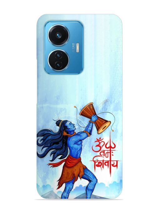 Illustration Lord Shiva Snap Case for Vivo T1 (44W) Zapvi