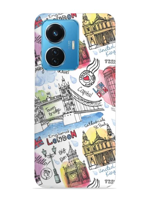 Vector London Landmark Snap Case for Vivo T1 (44W)