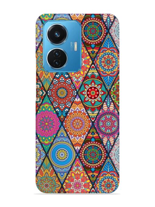 Seamless Tile Pattern Snap Case for Vivo T1 (44W) Zapvi