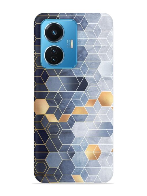 Geometric Abstraction Hexagons Snap Case for Vivo T1 (44W)