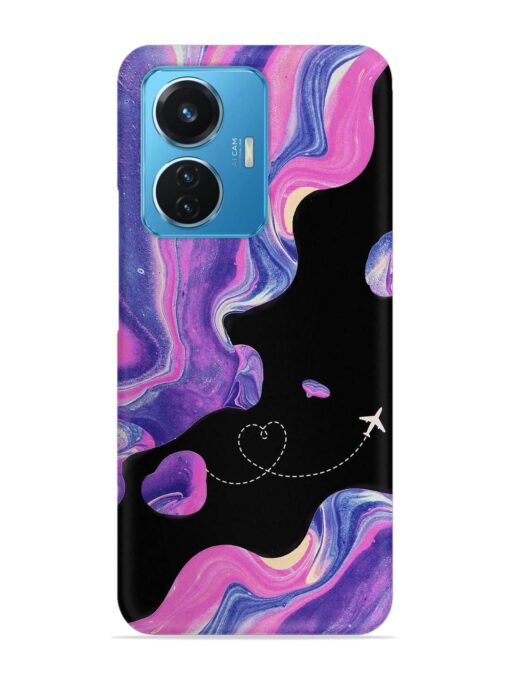 Glitter Art Snap Case for Vivo T1 (44W) Zapvi