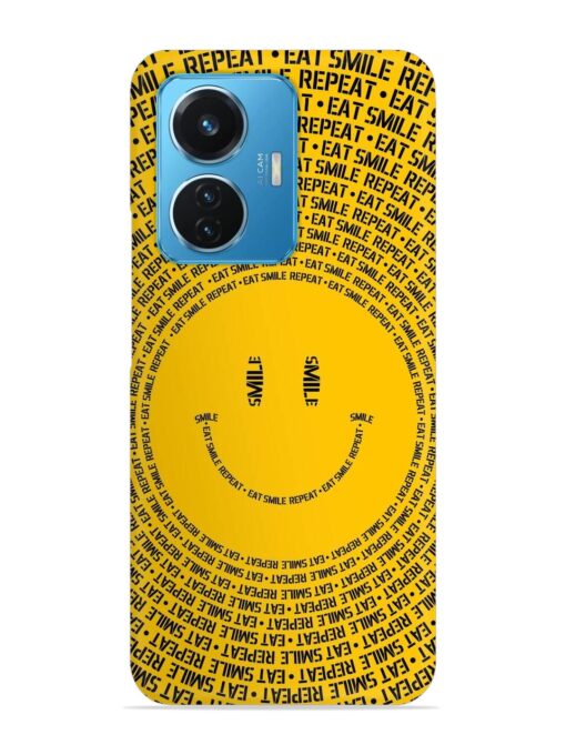 Smiley Snap Case for Vivo T1 (44W) Zapvi