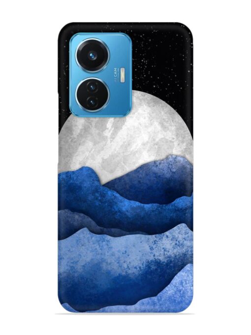 Full Moon Mountain Vector Snap Case for Vivo T1 (44W)