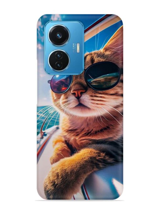 Cat In Style Snap Case for Vivo T1 (44W) Zapvi