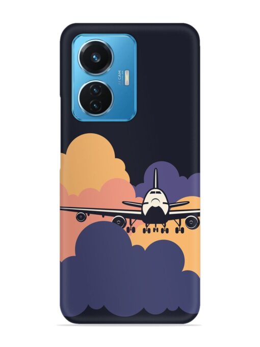 Aeroplane vector Snap Case for Vivo T1 (44W) Zapvi