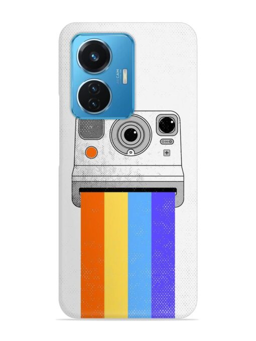 Retro Camera Art Snap Case for Vivo T1 (44W) Zapvi