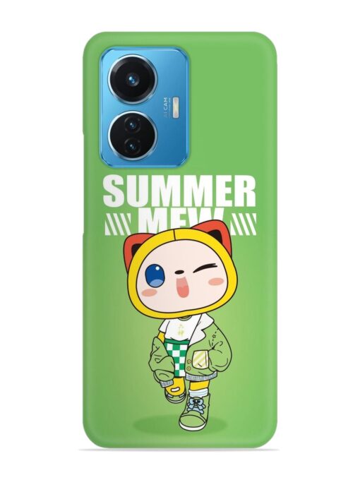 Summer Mew Snap Case for Vivo T1 (44W) Zapvi