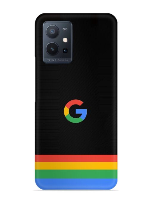 Google Logo Art Snap Case for Vivo T1 (5G) Zapvi