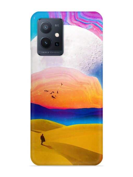 Sandy Desert Snap Case for Vivo T1 (5G) Zapvi