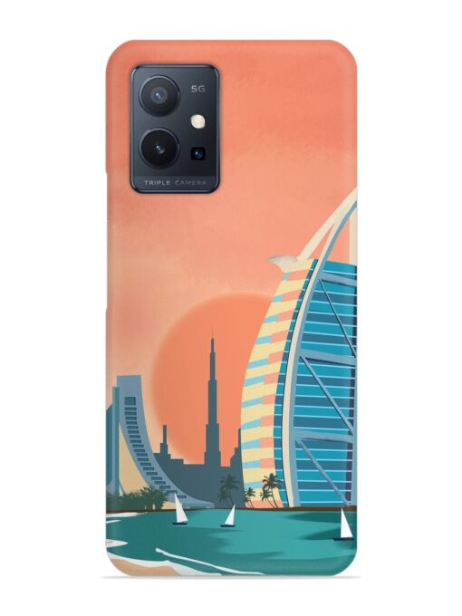 Dubai Architectural Scenery Snap Case for Vivo T1 (5G) Zapvi